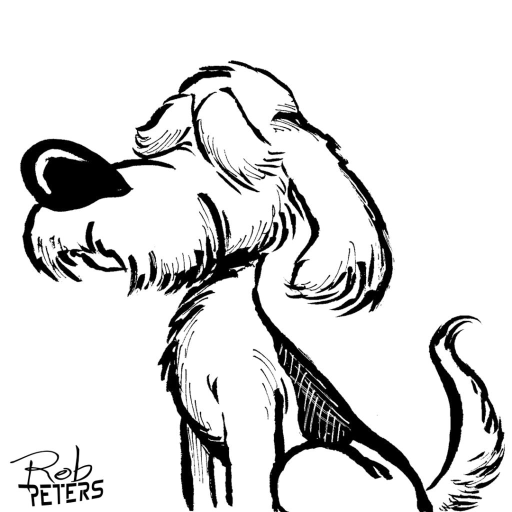 Daily Drawing: Dog 21 - Rob Peters Illustration BlogRob Peters Illustration Blog