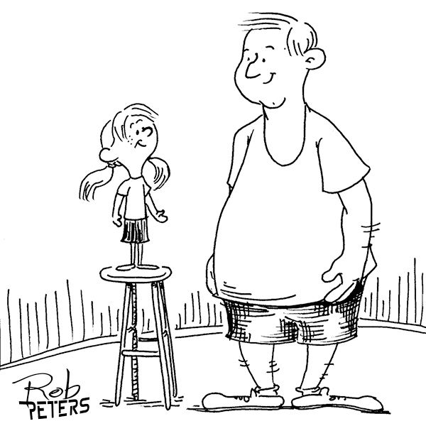 Daily Drawing Father Child 7 Rob Peters Illustration Blogrob